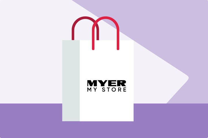 Shopping Bag Image with Myer Logo